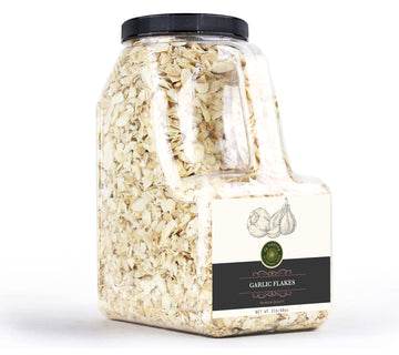 Us-Farmers All Natural Dehydrated Garlic Flakes Dry Slice Dried Garlic In Jar (3Lb)
