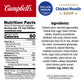Campbells Condensed 25% Less Sodium Chicken Noodle Soup, 10.75 oz Can (24 Pack)