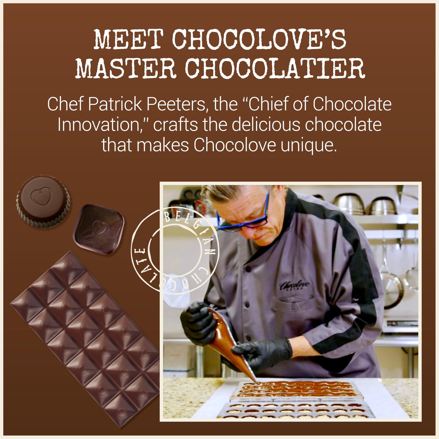 Chocolove Coffee Crunch Dark Chocolate Bars | 55% Cocoa | Crunchy Coffee Bean Bits | Smooth & Sweet | Premium Belgian Dark Choco