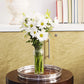 DELIVERY by Fri  02/09 Guaranteed IF Order Placed by 02/08 Before 2PM EST.KaBloom Valentines Bountiful Beauty Bouquet of Fresh White Daisies with Vase