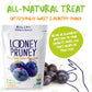 Looney Pruney Organic Pitted Dried Prunes, No Added Sugar, Kosher, 9 Ounce (Pack of 6)