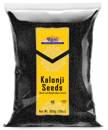Rani Kalonji (Black Seed, Nigella Sativa, Black Cumin) Seeds 28oz (800g) ~ All Natural | Gluten Friendly | NON-GMO | Vegan | Ind