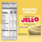 Jell-O Banana Cream Cook & Serve Pudding & Pie Filling (3 Oz Boxes, Pack Of 24)