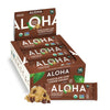 ALOHA Organic Plant Based Protein Bars - Chocolate Chip Cookie Dough - 12 Count, 1.9oz Bars - Vegan Snacks, Low Sugar, Gluten-Fr