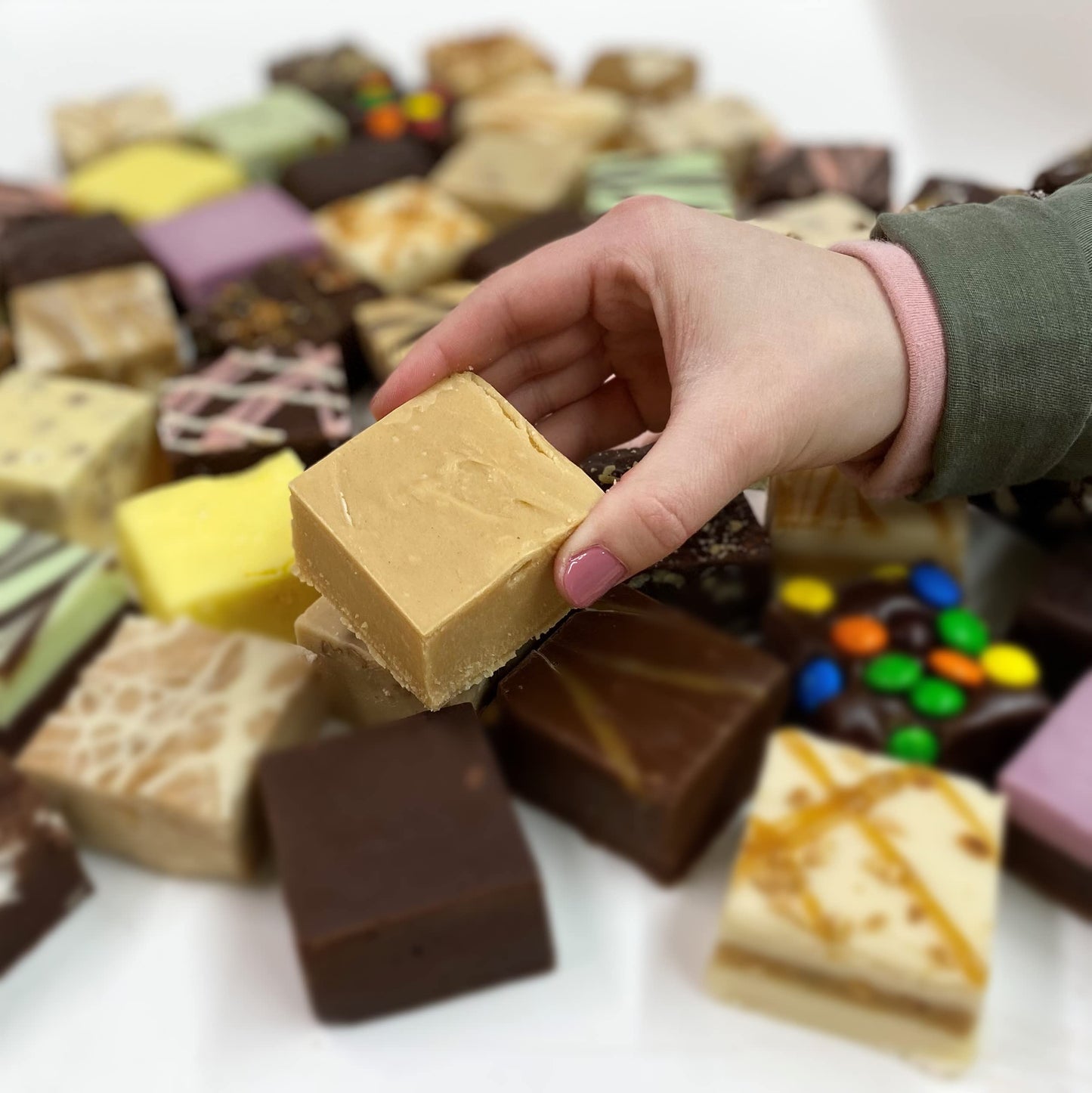 Valley Fudge Peanut Butter Artisan Fudge, Gourmet Candy, Half Pound Package