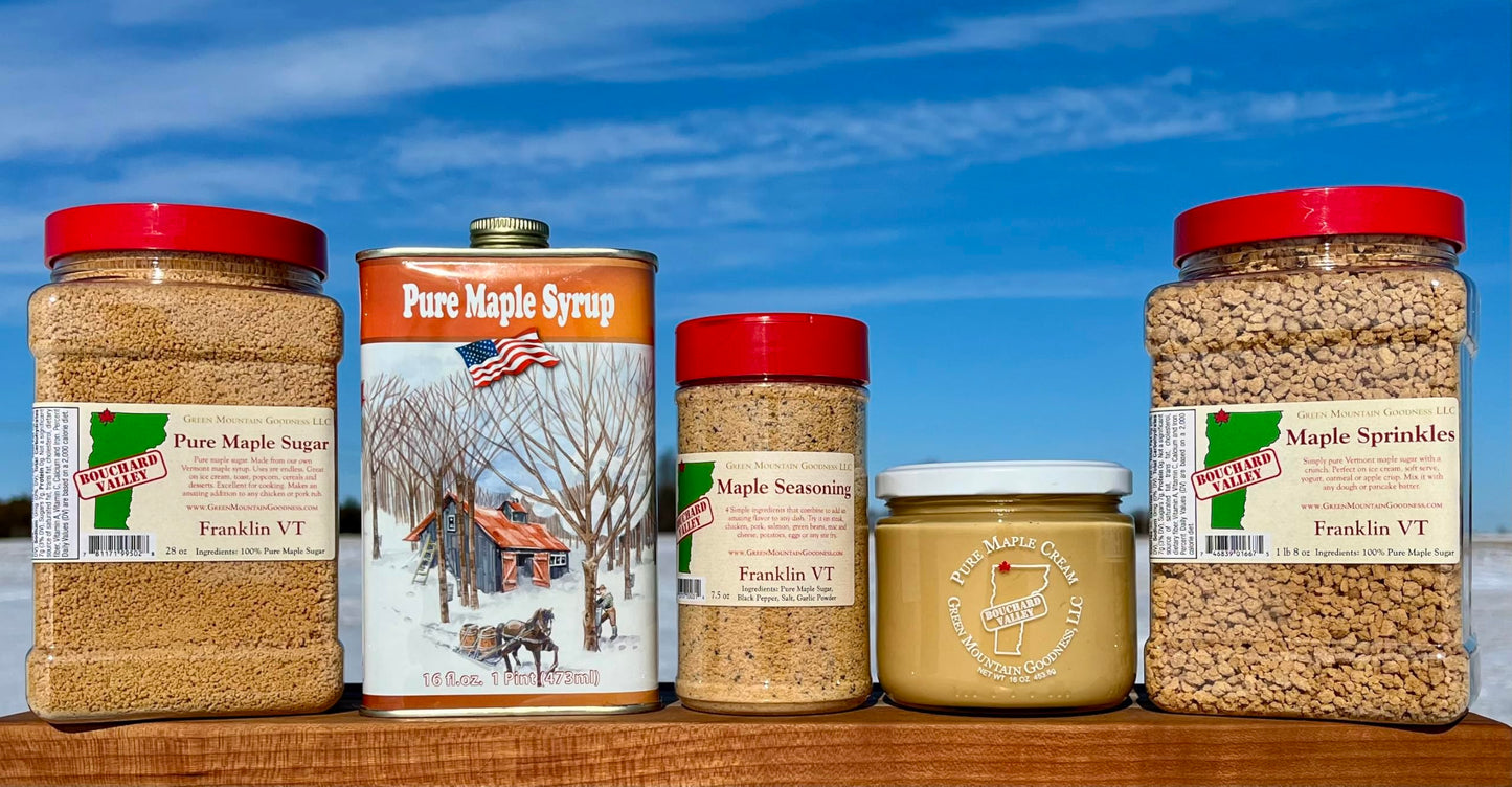 Green Mountain Goodness Maple Rub Spice Seasoning, 3 Ounce, Pure Vermont Maple Syrup