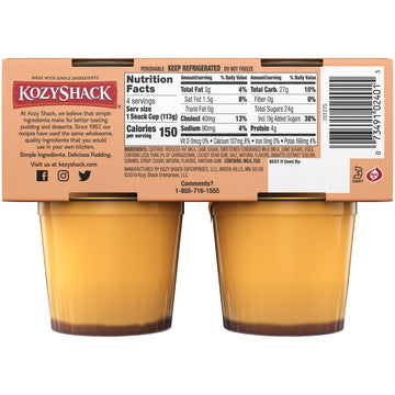 Kozy Shack Crme Caramel Flan 4-pack, 16 oz