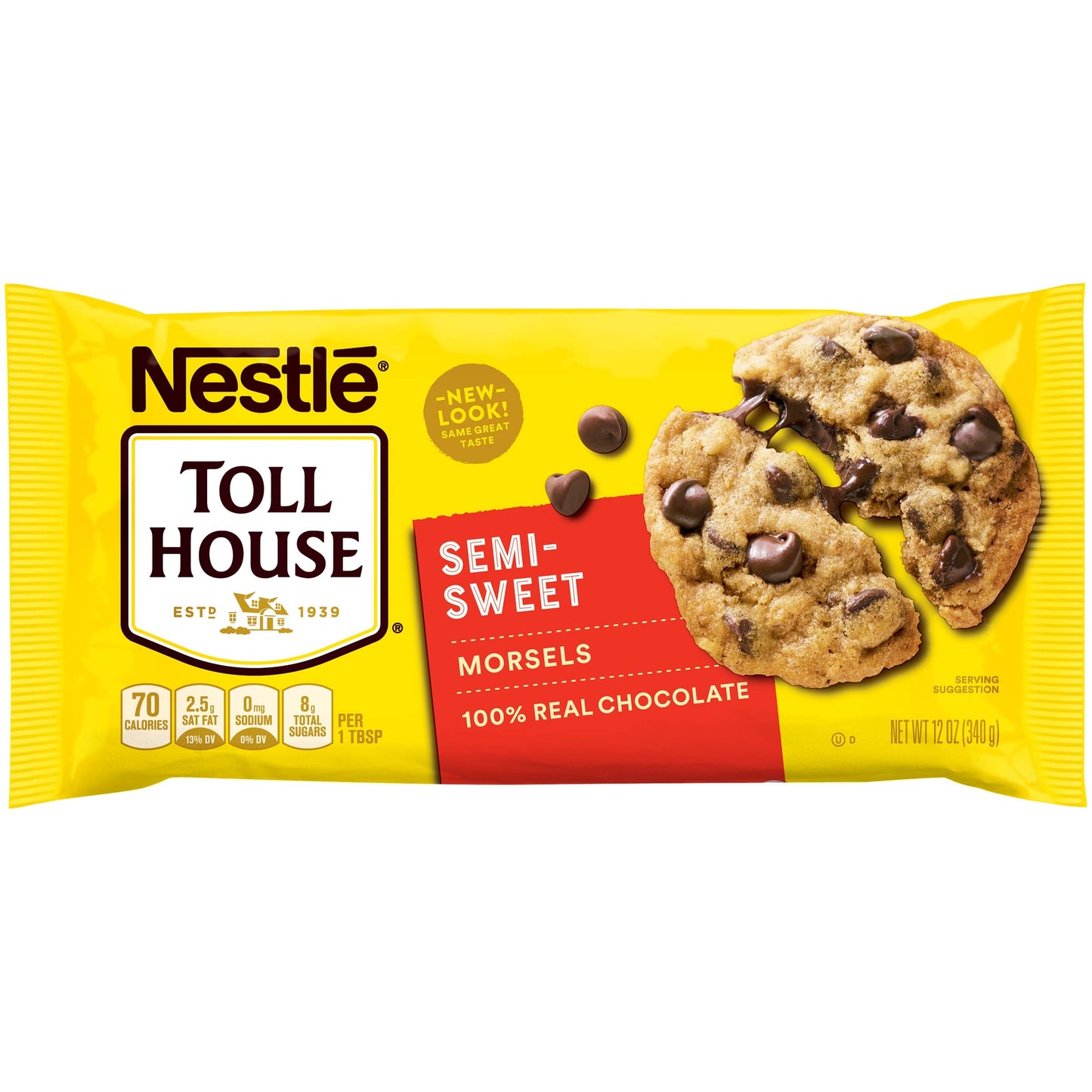 Nestle Toll House Semi-sweet Chocolate Morsels 12oz (Pack of 3)
