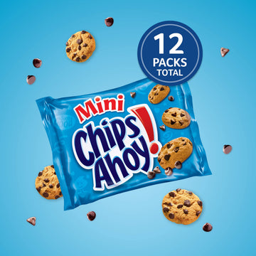 Chips Ahoy! Mini Original Chocolate Chip Cookies, 12 Snack Packs