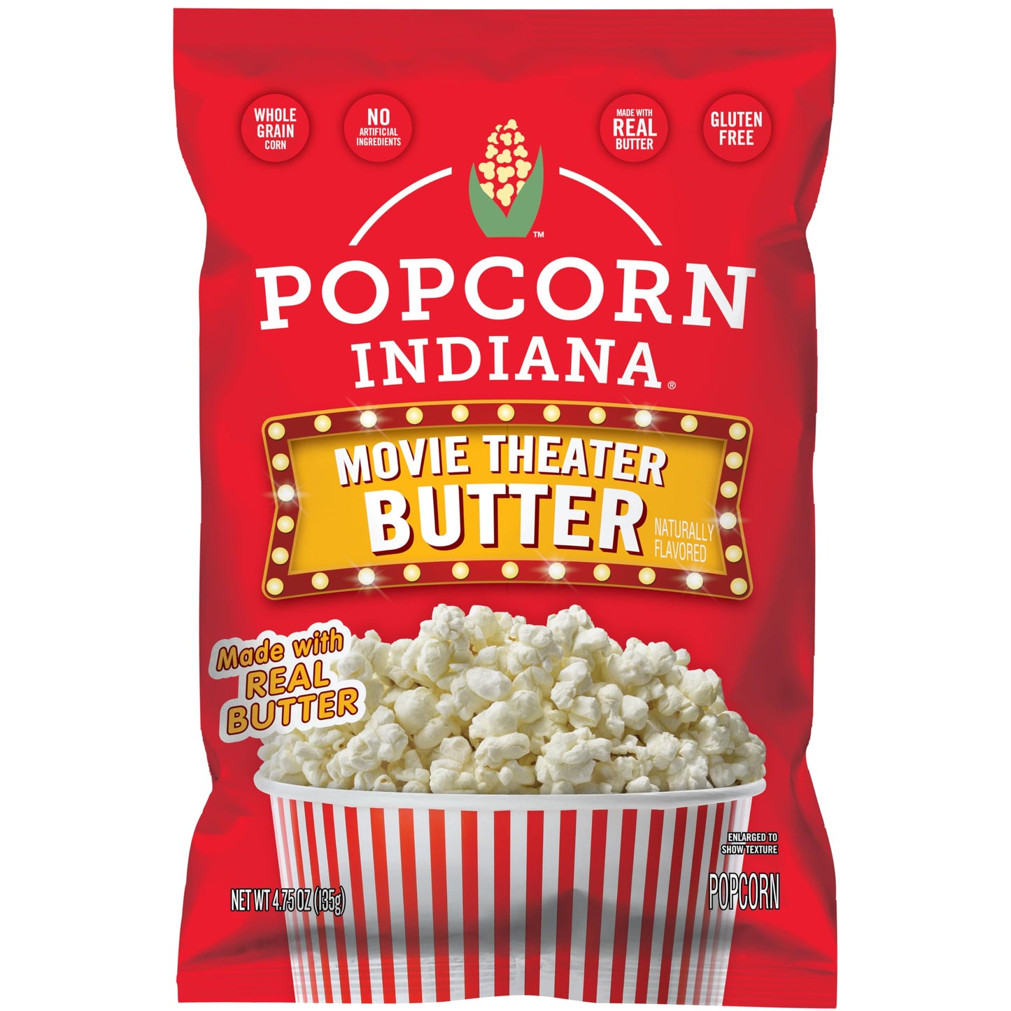 Popcorn Indiana Movie Theater Butter - Family Pack Single 4.75 Oz