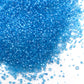 Edible Blue Sanding Sugar Sprinkles Cupcake Cake Toppers, Celebrations Candy Pearls Shaker Jar Wedding Party Cake Dessert Food D