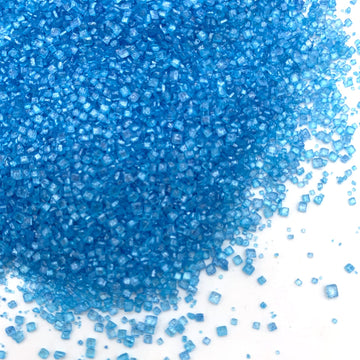 Edible Blue Sanding Sugar Sprinkles Cupcake Cake Toppers, Celebrations Candy Pearls Shaker Jar Wedding Party Cake Dessert Food D
