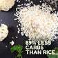 Kitchen & Love Riced Cauliflower 8 oz (6 Pack) - Low Carb, Vegan, Gluten Free, Ready to Eat, Dairy Free, Microwaveable, Shelf Stable