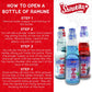 Shirakiku Ramune Japanese Soda Variety Pack | Japanese Marble Soda In Multiple Flavors | Original, Strawberry, Melon, Lychee, Gr
