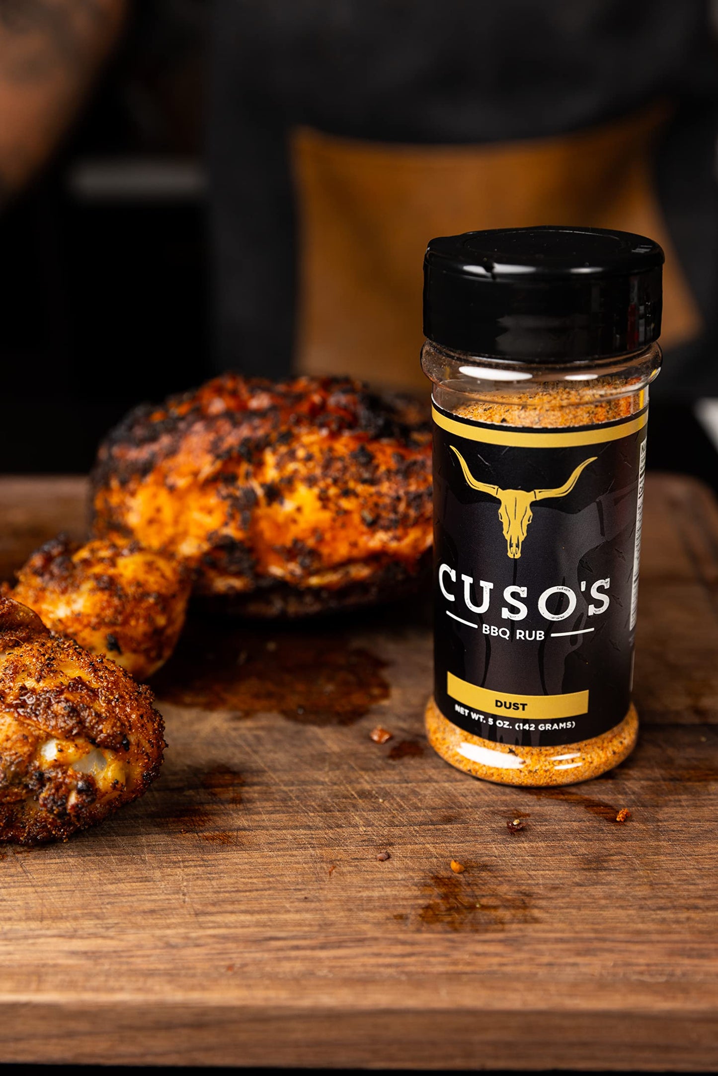 Cuso Cuts BBQ Seasoning Rub - Steak & Meat Spice Blend - 5 oz Bottle