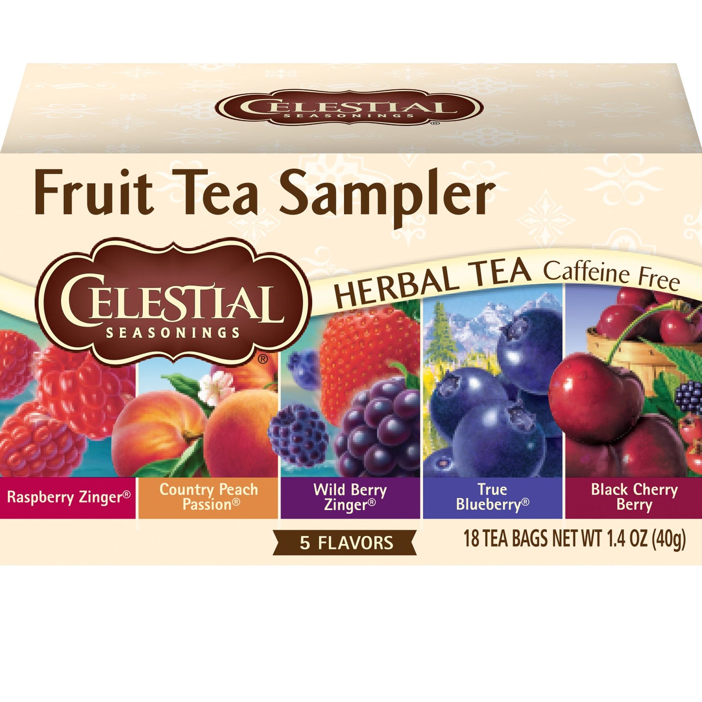 Celestial Seasonings Fruit Tea, 18 Count (Pack of 3), Model 1576534