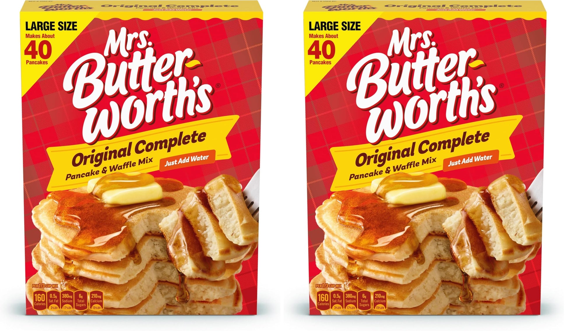 Mrs. Butterworth Pancake and Waffle Mix, 32 Ounce (Pack of 2)