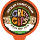 Crazy Cups Flavored Coffee For Keurig K-Cup Machines, Decaf Chocolate Coconut Dream, Hot Or Iced Coffee, 80 Single Serve, Recyclable Pods