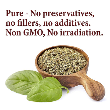 The Spice Way Basil Leaves - (3 Oz) Pure Dried Basil Seasoning Leaves