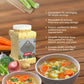 Dependable Food Vegetable Soup Base – Vegetable Flavor Consommé | 15 Oz. Resealable Jar | No Msg, Kosher | Perfect For Soups, Stocks, And Broths