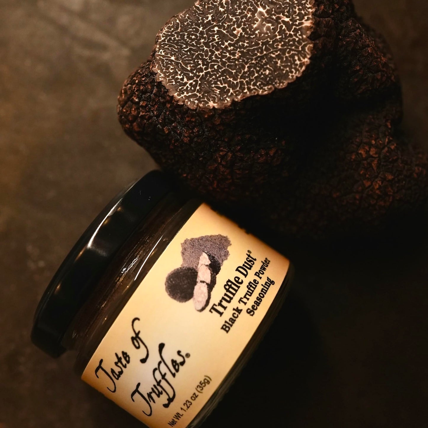 TASTE OF TRUFFLES Truffle Dust® Seasoning, Truffle & Mushroom Powder, 1.23oz, Vegan Friendly