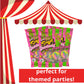 Mini Carnival Lollipop Packs, Shareable Individually Wrapped Traditional Multi Colored Swirl Pops, 7 Lollipops Per Bag, 3 Pack (