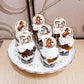 40 Pcs Horse Cupcake Toppers Wafer Paper Flower Horse Cupcake Picks Drink Topper Horse Racing Party Baby Shower Wedding Girls Bi