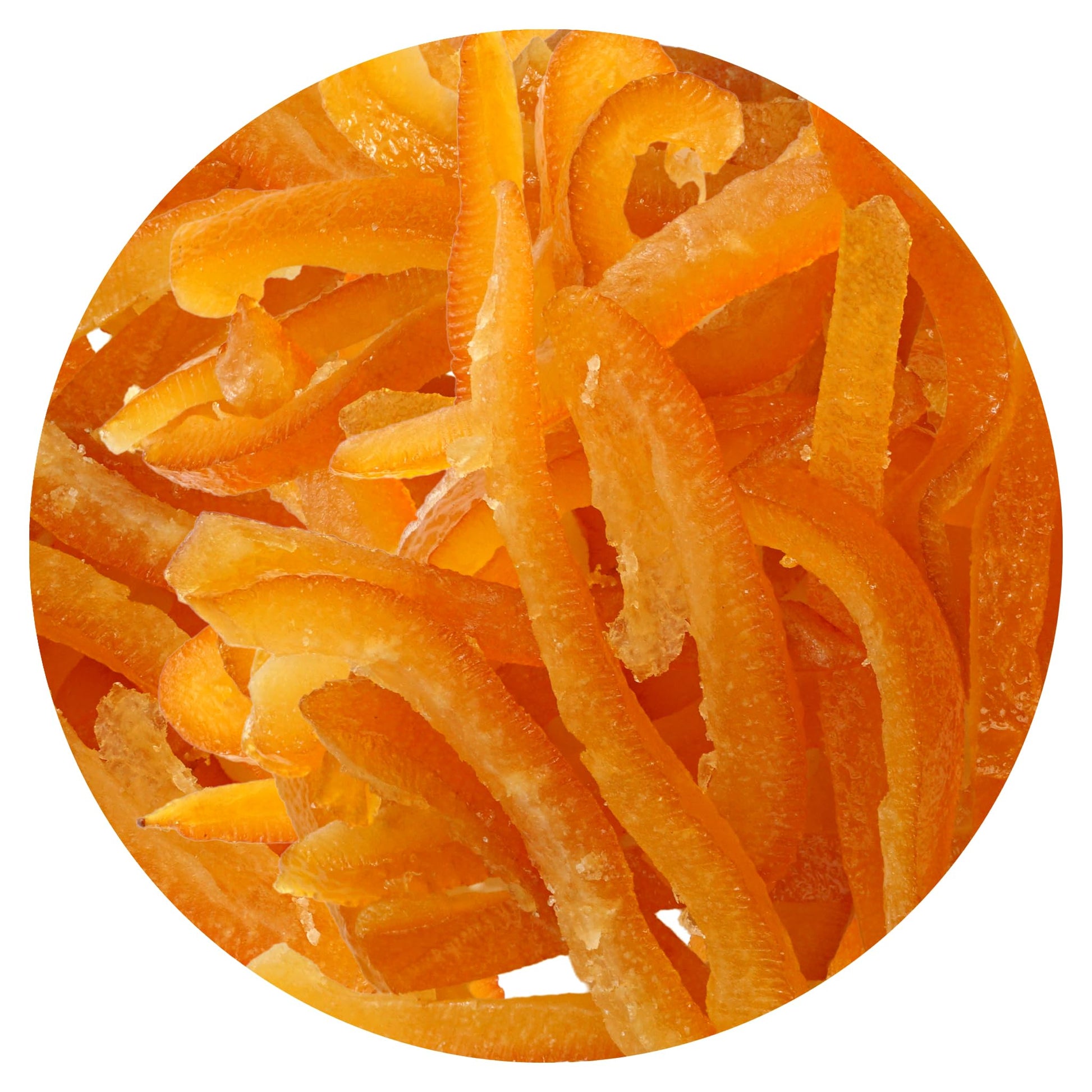 Orange Peel Strips  1 Pound Bag  The Hampton Popcorn & Candy Company