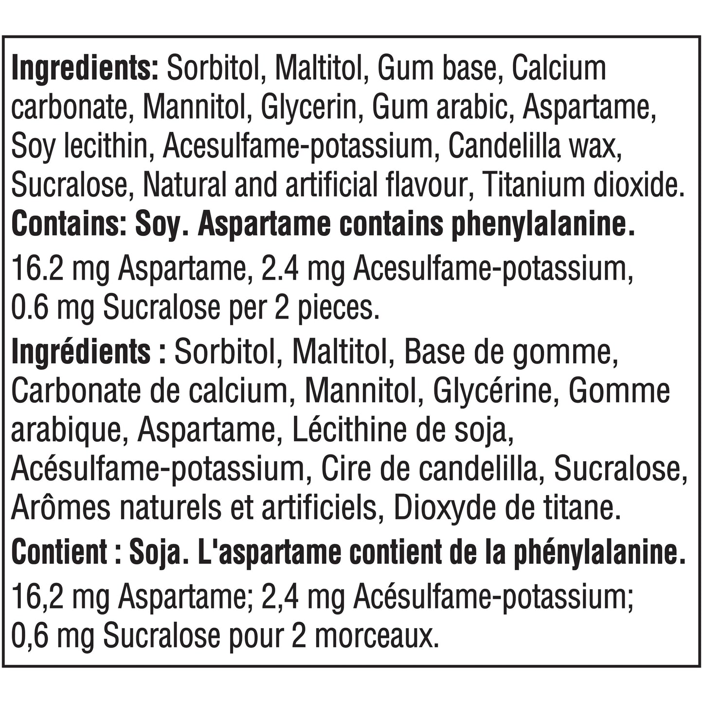 Dentyne Ice Gum, Intense, 12 Count {Imported From Canada