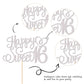 1 PCS Happy Sweet 16 Cake Topper Glitter 16th Birthday Cake Pick Cheers to 16 Years Sweet 16 Birthday Cake Decoration for Happy