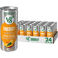 V8 Peach Mango Energy Drink, 8 Fl Oz Can, Pack of 24, Made with Real Juices