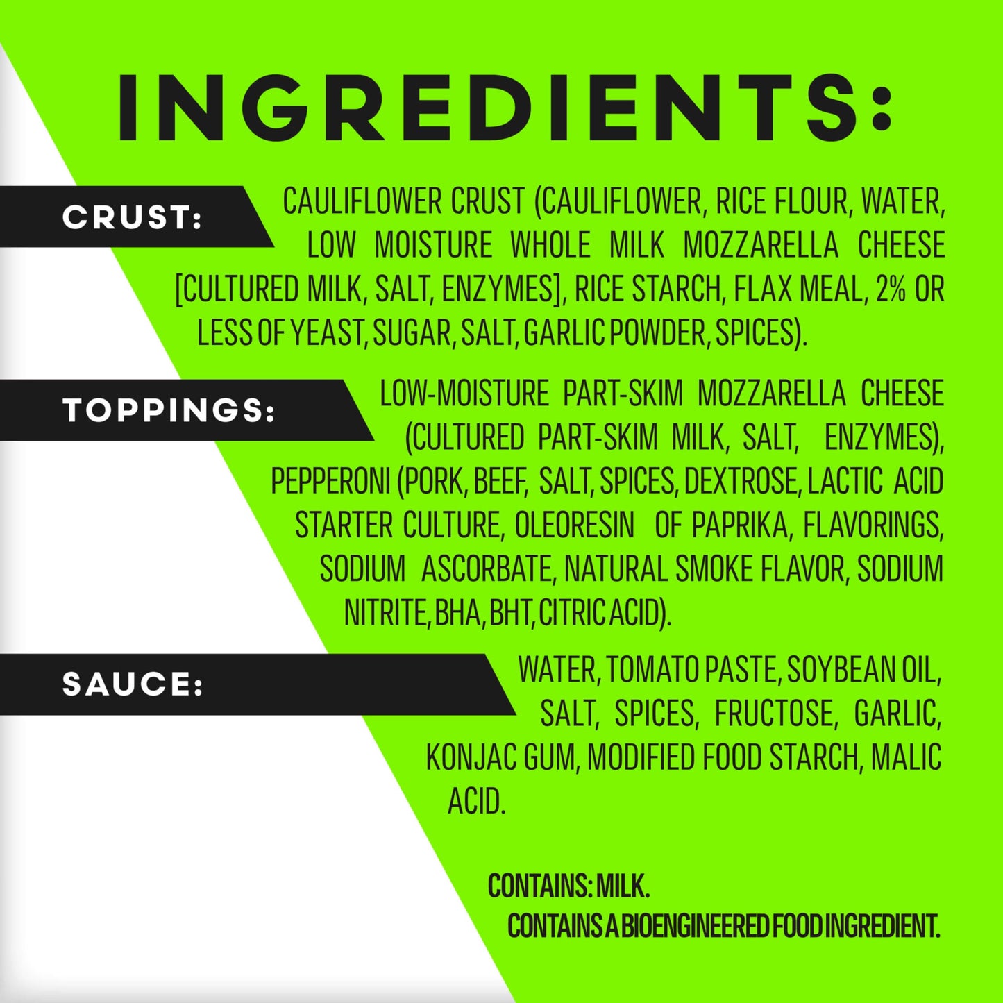 Vital Pursuit Cauliflower Crust Pepperoni Pizza, High Protein, Gluten Free, Air Fryer Ready, 6.3Oz 6.3 oz