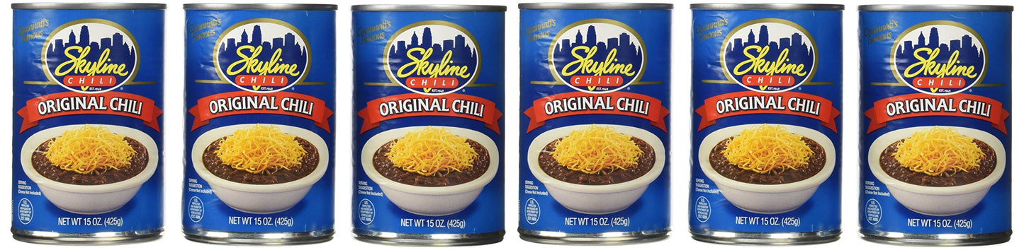 Skyline Original Chili Recipe, 15-Ounce Cans(Pack Of 6)
