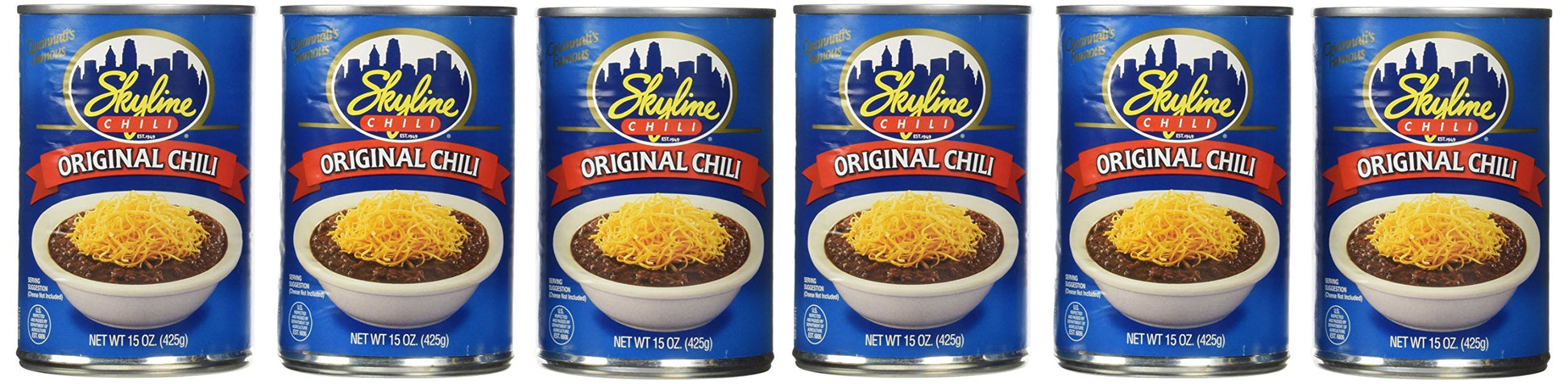 Skyline Original Chili Recipe, 15-Ounce Cans(Pack Of 6)