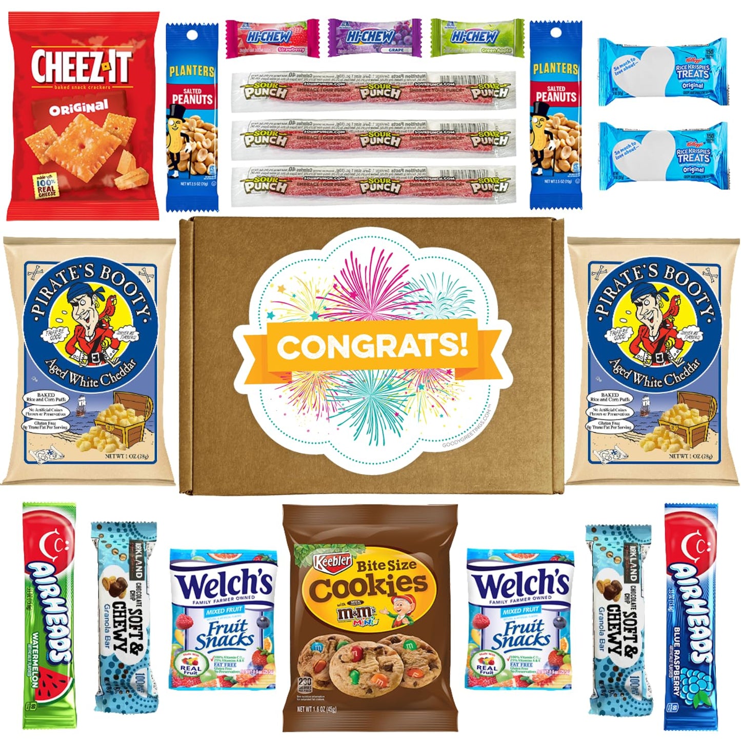 Hangry Kits Congratulations Gifts For Men And Women - Send-Congratulations Gift Basket Care Package To A Friend Or Loved One. De