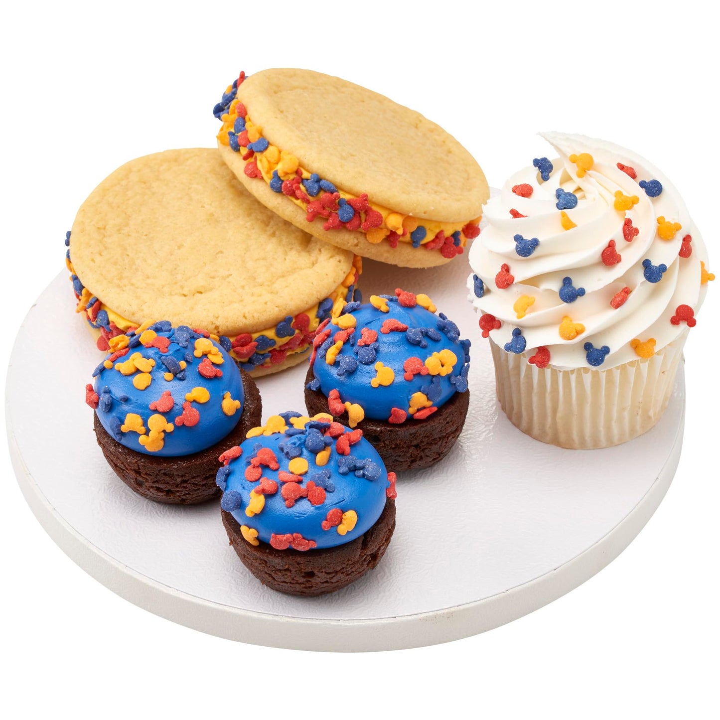 DecoPac Mickey Mouse Quins, Primary Colors, 3 Pounds, Red, Blue, Yellow