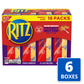 RITZ Peanut Butter Sandwich Crackers, 96 Snack Packs (6 Boxes, 6 Crackers Per Pack)