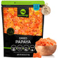 Nut Cravings Dry Fruits - Sun Dried Papaya Chunks, With Sugar Added (80Oz - 5 Lb) Packed Fresh In Resealable Bag - Sweet Snack,