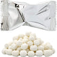 The Dreidel Company Metallic Silver Buttermints, Fat-Free, Individually Wrapped, 110 Count