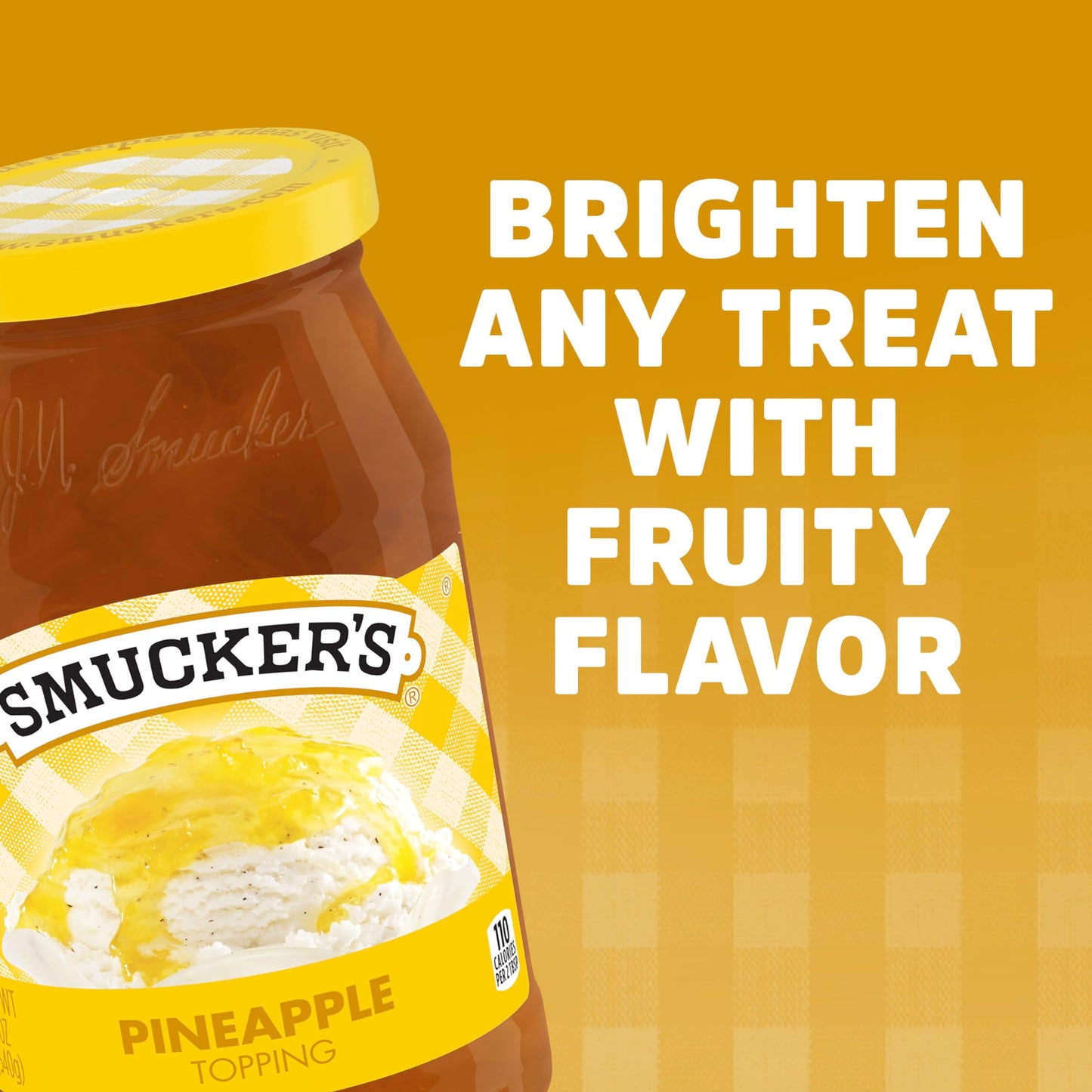 Smuckers Pineapple Topping, 12 Ounce (Pack of 6)