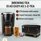 Organic Tulsi Tea Pods With Unsweetened Caffeinated Green Tea Pods For Keurig - Tulsi Green Tea By Teavity (12 Tea Pods)