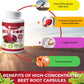 Beet Root Extract Capsules No Gluten, No Sugar, Vegan Capsules, High Concentrated Herbal Beet Root Extract.