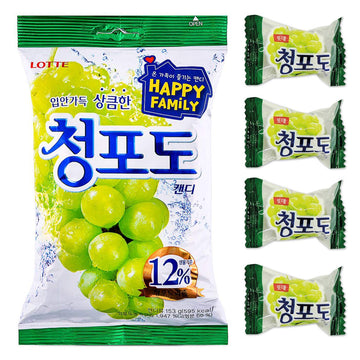 Lenith K-Food Korean Favorite Flavor Plum Candy/Grape Candy/Hard Candy 153G (Grape Candy)