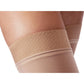 Jobst Relief Compression Stockings 20-30 Mmhg Thigh High Silicone Dot Band Open Toe Beige Small