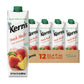 Kerns Peach Juice Nectar - 32.4 Fl Oz (Pack of 12) - Made with Fresh Fruit Puree for Smoothies and Cocktails