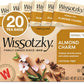 Wissotzky Almond Charm Herbal Tea Bags, Caffeine Free, 20 Count, Delicious Aroma
