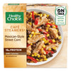 Cafe Steamers Mexican-Style Street Corn and Chicken, Convenient Microwave Meal Made With No Preservatives, Frozen Meal, 9.25 OZ 