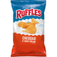 Ruffles Potato Chips, Cheddar Cheese & Sour Cream, 8 Ounce