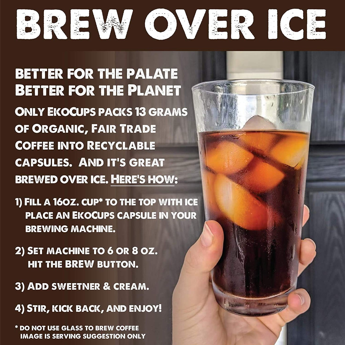 Ekocups Organic And Fair Trade Gourmet Coffee Single Serve Cups For Keurig Brewer, 20 Count