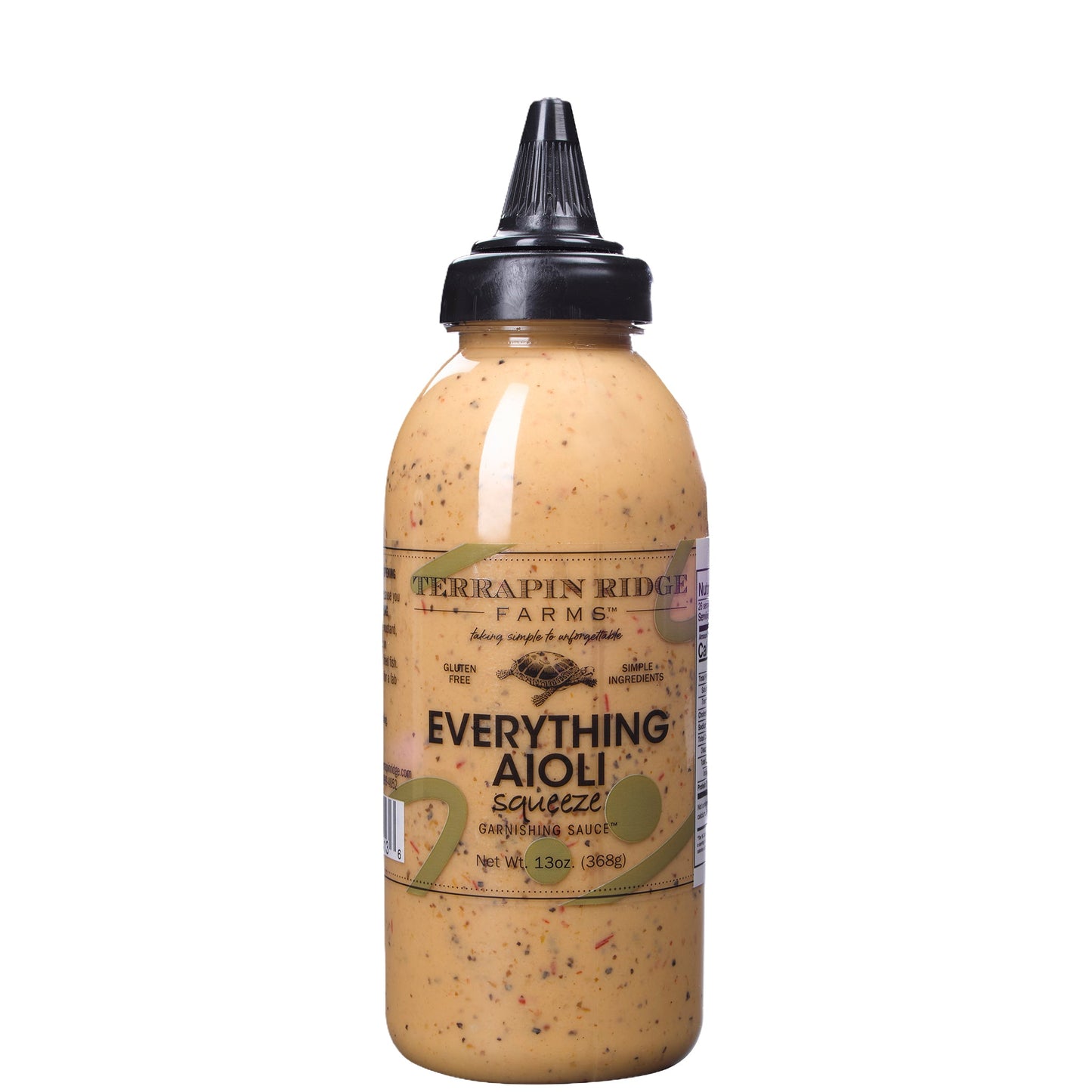 Everything Aioli Squeeze Garnishing Sauce - 13 oz